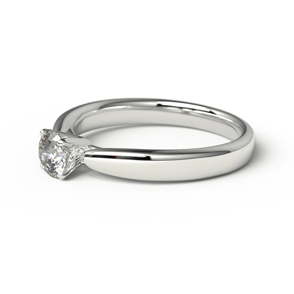 Solitario en oro 18k con Diamante Eternity Joyería - Anillos de compromiso y argollas de matrimonio en oro